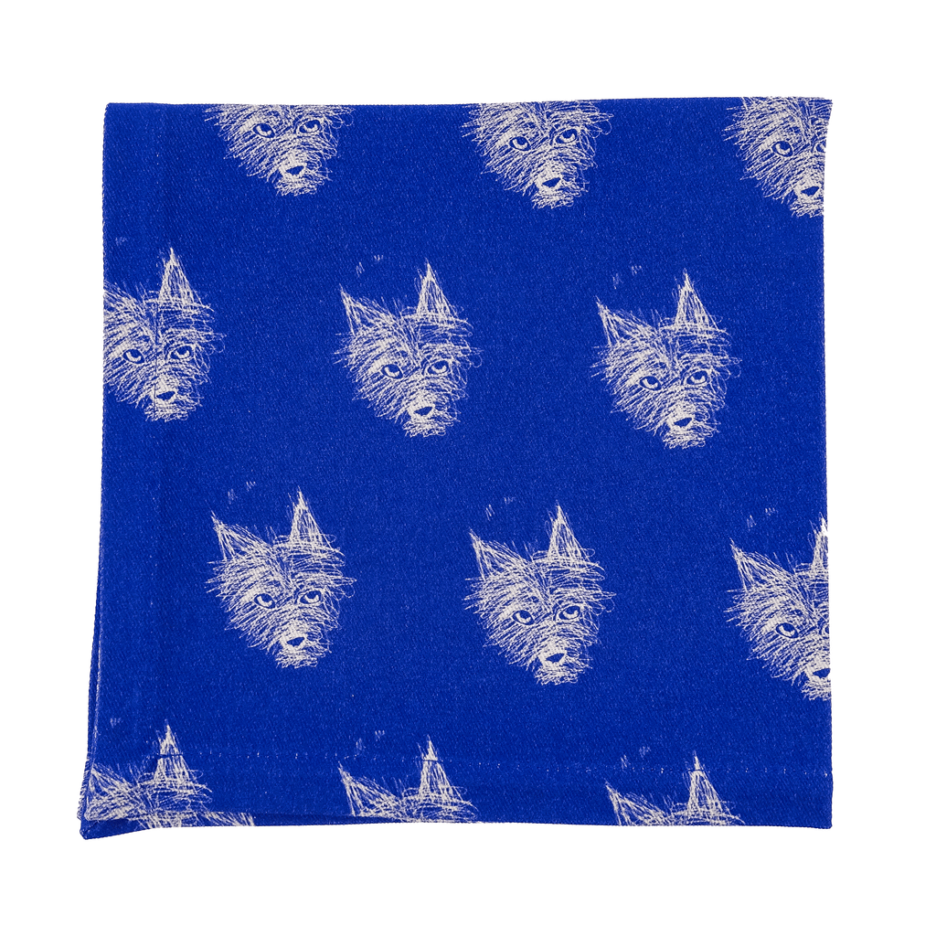 The Alfie Collection organic cotton napkin in blue