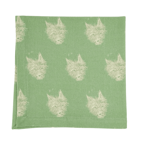 The Alfie collection organic cotton napkin in green