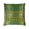 The Ruby Collection Cushion - Peacock Green