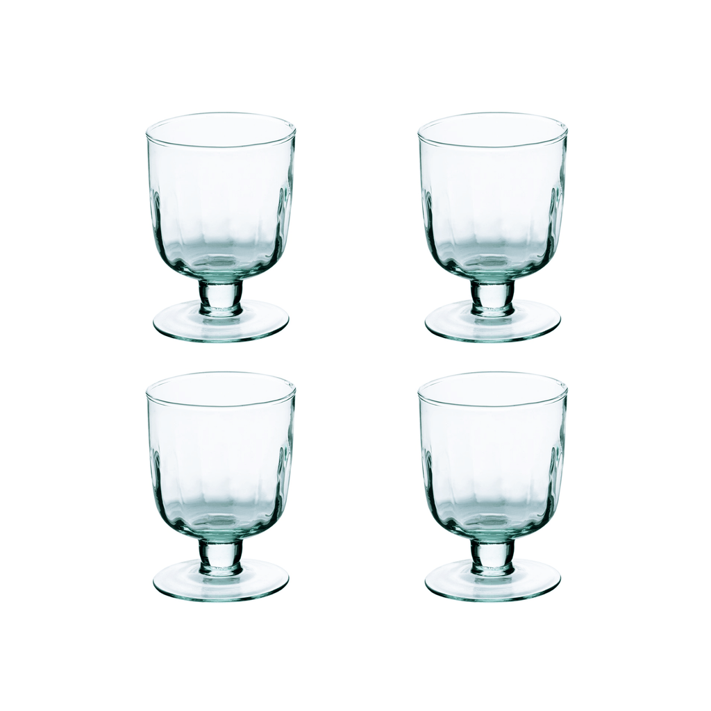 WINE GLASS MADE FROM 100% RECYCLED GLASS PACK OF 4