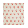 The Alfie Collection organic cotton cushion in red.