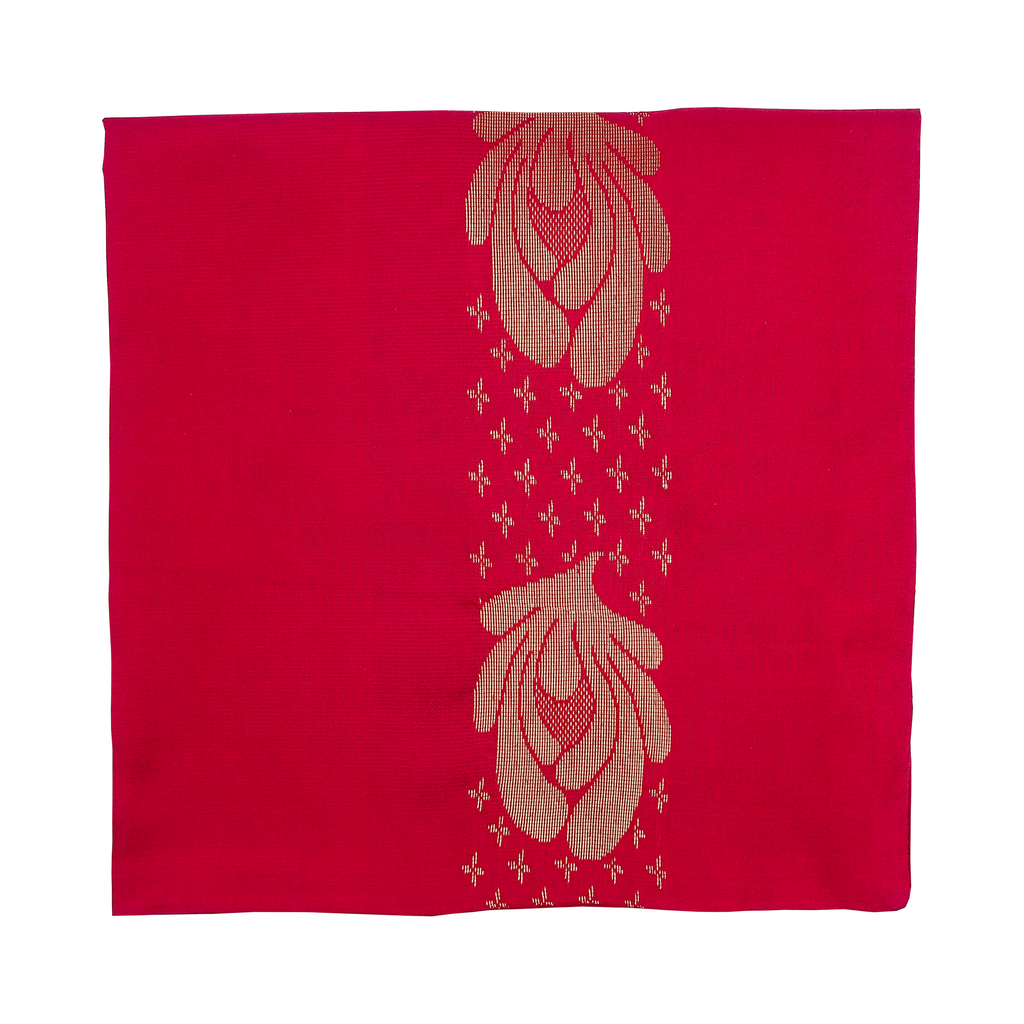 Crimson Handmade Upcycled Silk Sari Napkin