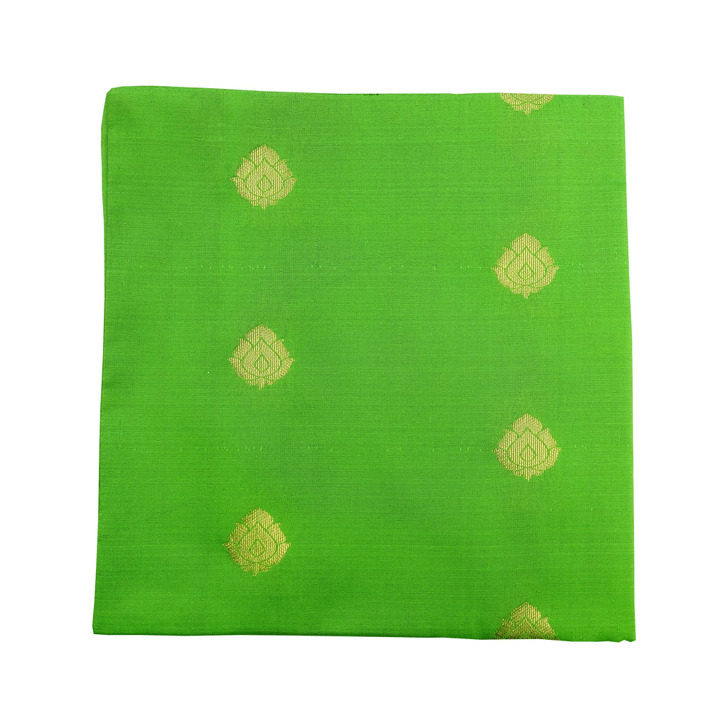 Lime Green Handmade Upcyled Silk Sari Napkin