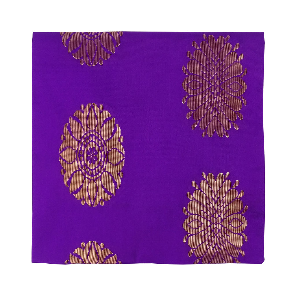 Purple Handmade Upcyled Silk Sari Napkin