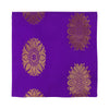 Purple Handmade Upcyled Silk Sari Napkin