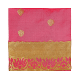 Pink Handmade Upcyled Silk Sari Napkin