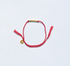 Jade Jagger Friendship Bracelet - Maroon with gold Beads