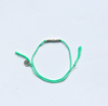 Jade Jagger Friendship Bracelet - Mint Green with Silver Beads
